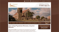 Desktop Screenshot of dompogrzebowy24.com